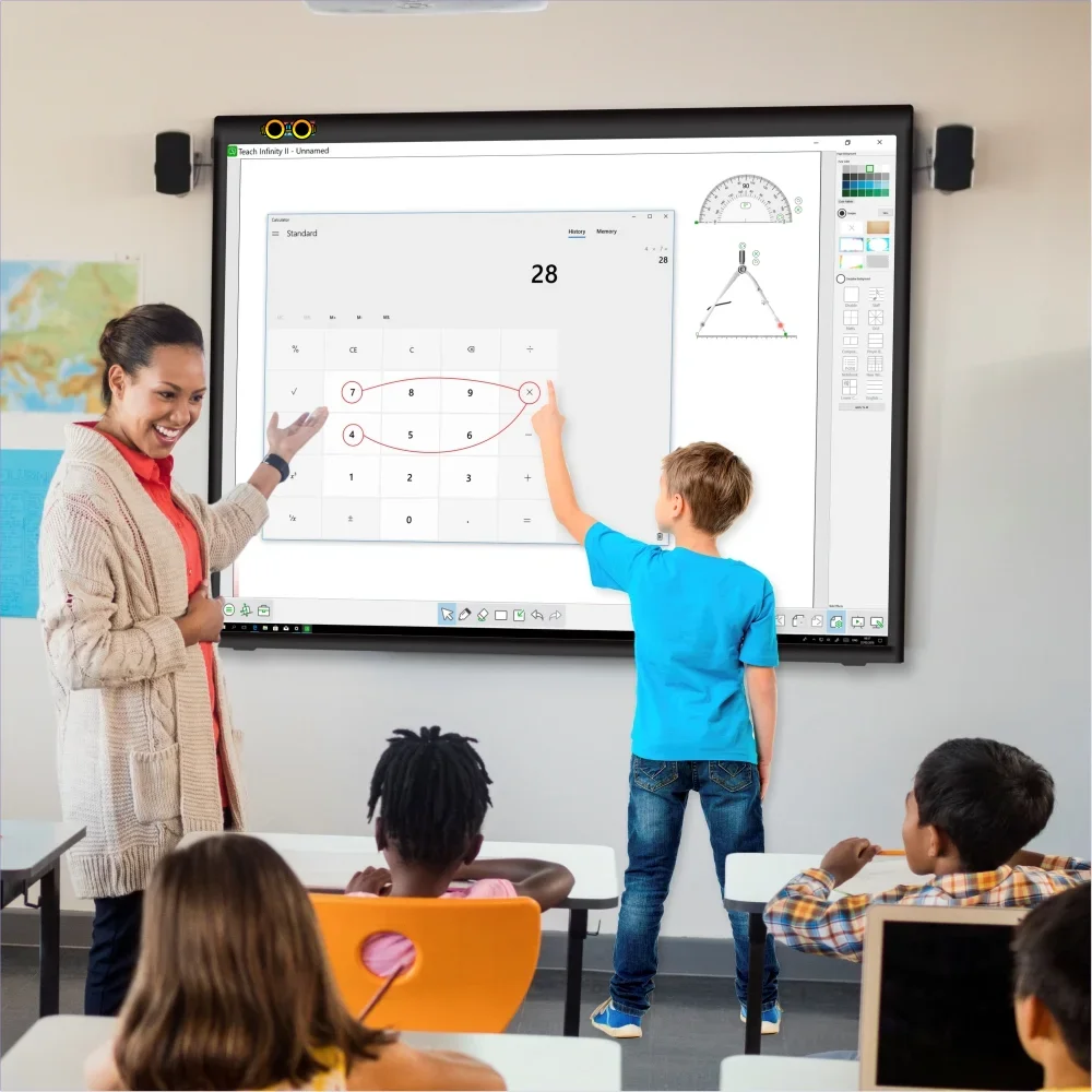 All In One Interactive whiteboard Home Theater Projector Distance From Wall