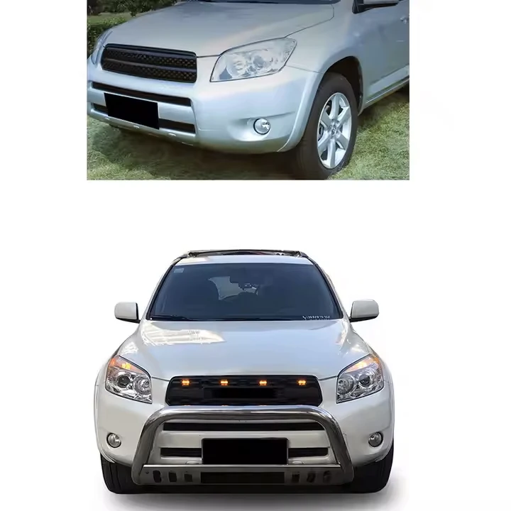 

New Arrival Direct Factory Black ABS Front Car Grille for RAV4 2006 2007 2008
