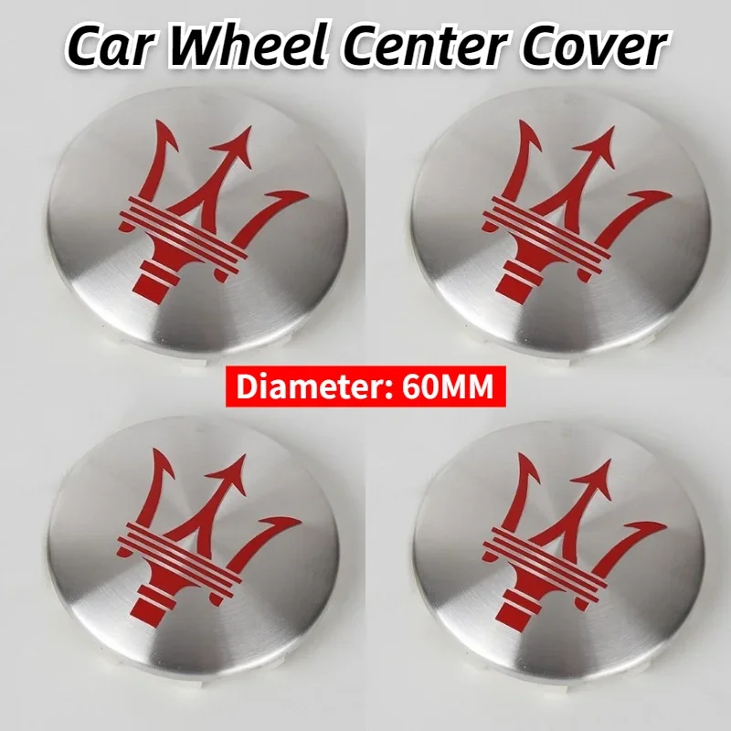 60 مللي متر عجلة السيارة مركز Hup قبعات غطاء لمازيراتي جرانتوريزمو ليفانتي جيبلي جران GC كابريو GT كواتروبورتي كوبيه اكسسوارات