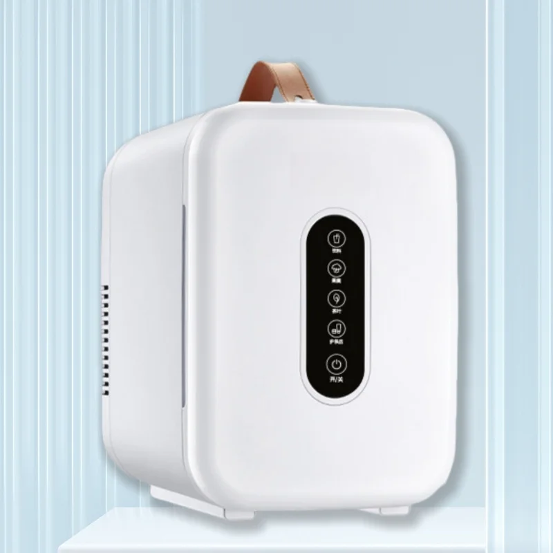 

12л мини-холодильник двойного назначения, одиночный полупроводниковый косметический холодильник для общежития, аренда комнаты, автомобиля, дома, небольшой мини-автомобильный холодильник