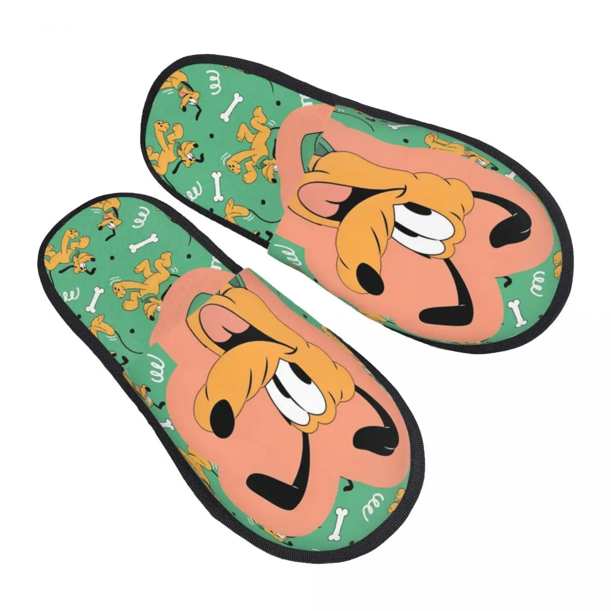 

Мягкие тапочки Pluto на заказ с эффектом памяти, женская домашняя обувь для спальни с рисунком собаки