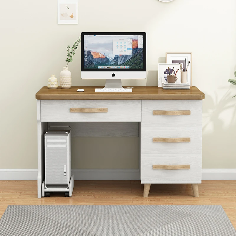 

Компьютерный стол для спальни, домашнего рабочего стола, хост-офиса, многофункциональный письменный стол на заказ, небольшой письменный стол из цельного дерева, подходит для внутреннего украшения