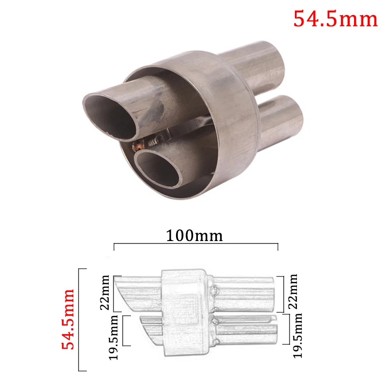 47mm 48/56mm Universal Front Mid End Catalyst DB Killer for Yoshimura Motorcycle Exhaust Muffler Silencer Noise Sound Eliminator