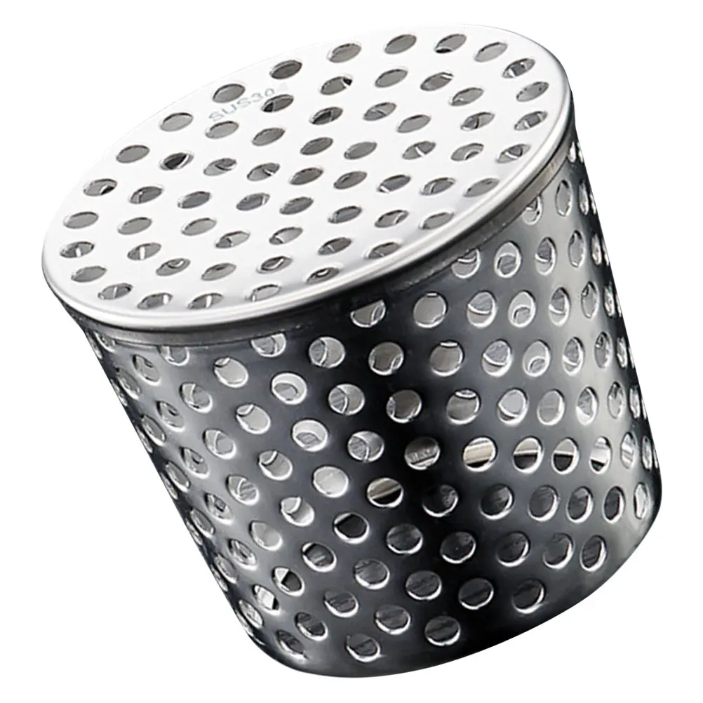 

Stainless Steel Mesh Filter Downspout Strainer Leaf Drain Grate Perforated Structure Rooftop Balcony Bathroom Gutter Protector