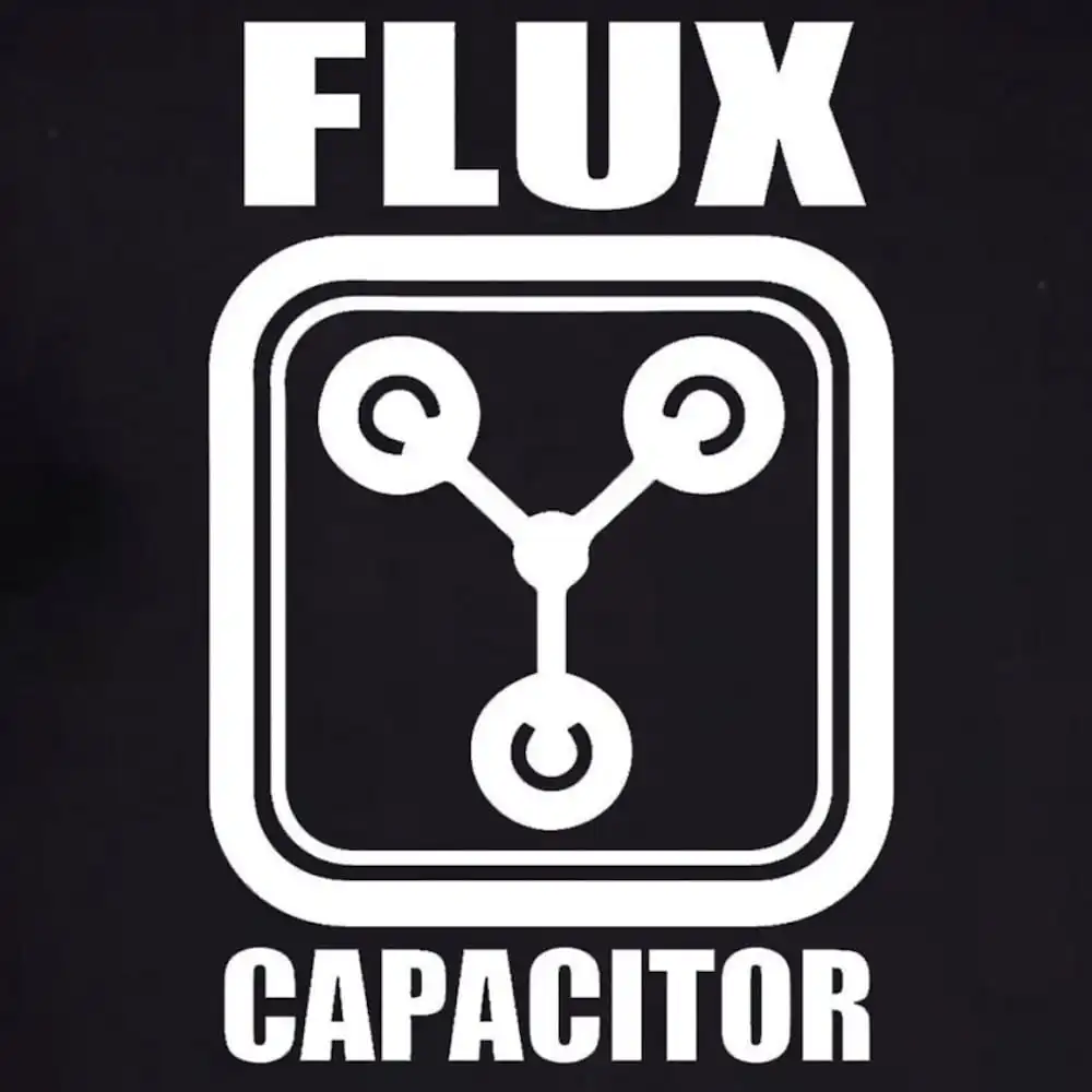 Flux Capacitor T Shirt Back To The Future Comedy Sci Fi Time Travel Classic Movie Film Novelty Fun