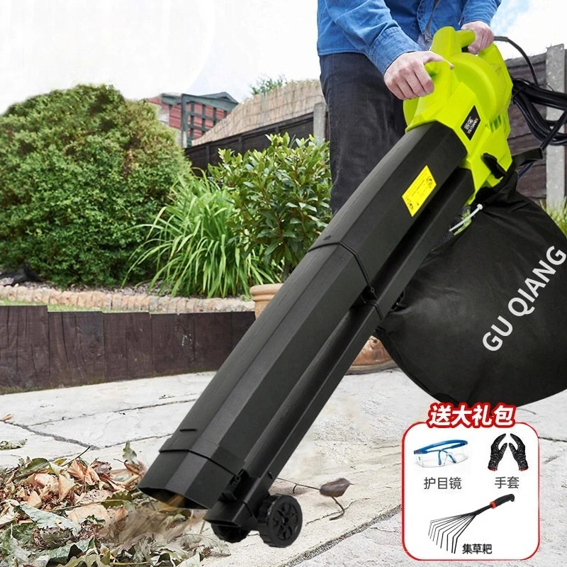High Power Yard Vacuum Mulcher, Leaf Blower and Suction Machine for Lawn, Outdoor Snow Blower Dust Collector