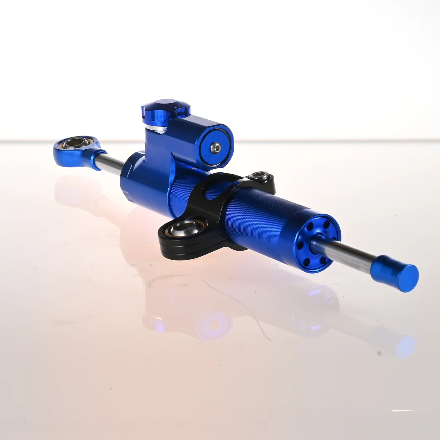 Steering Damper Top View on Scooter Stem