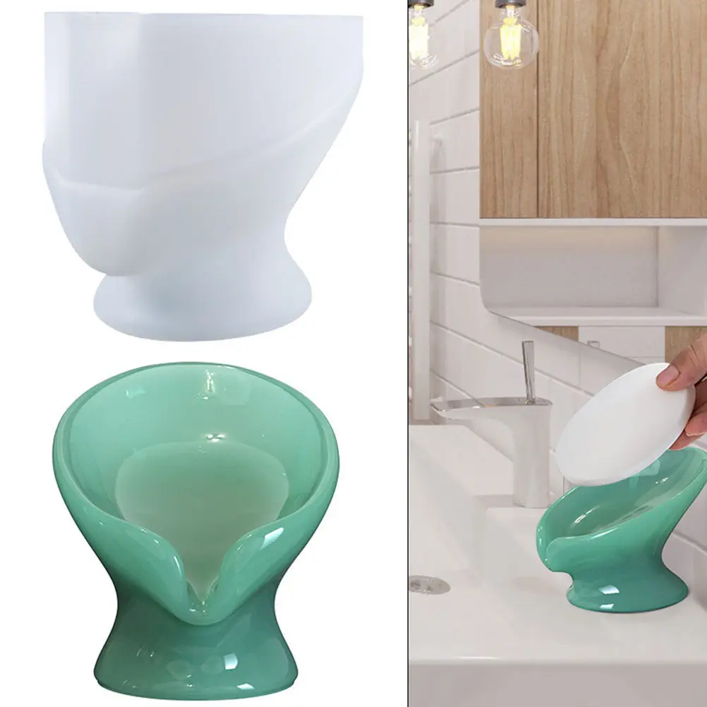 

DIY Soap Box Mold Silicone Material Sturdy Trustworthy Long Term Use Increase Childrens Hands on Ability Soap Storage