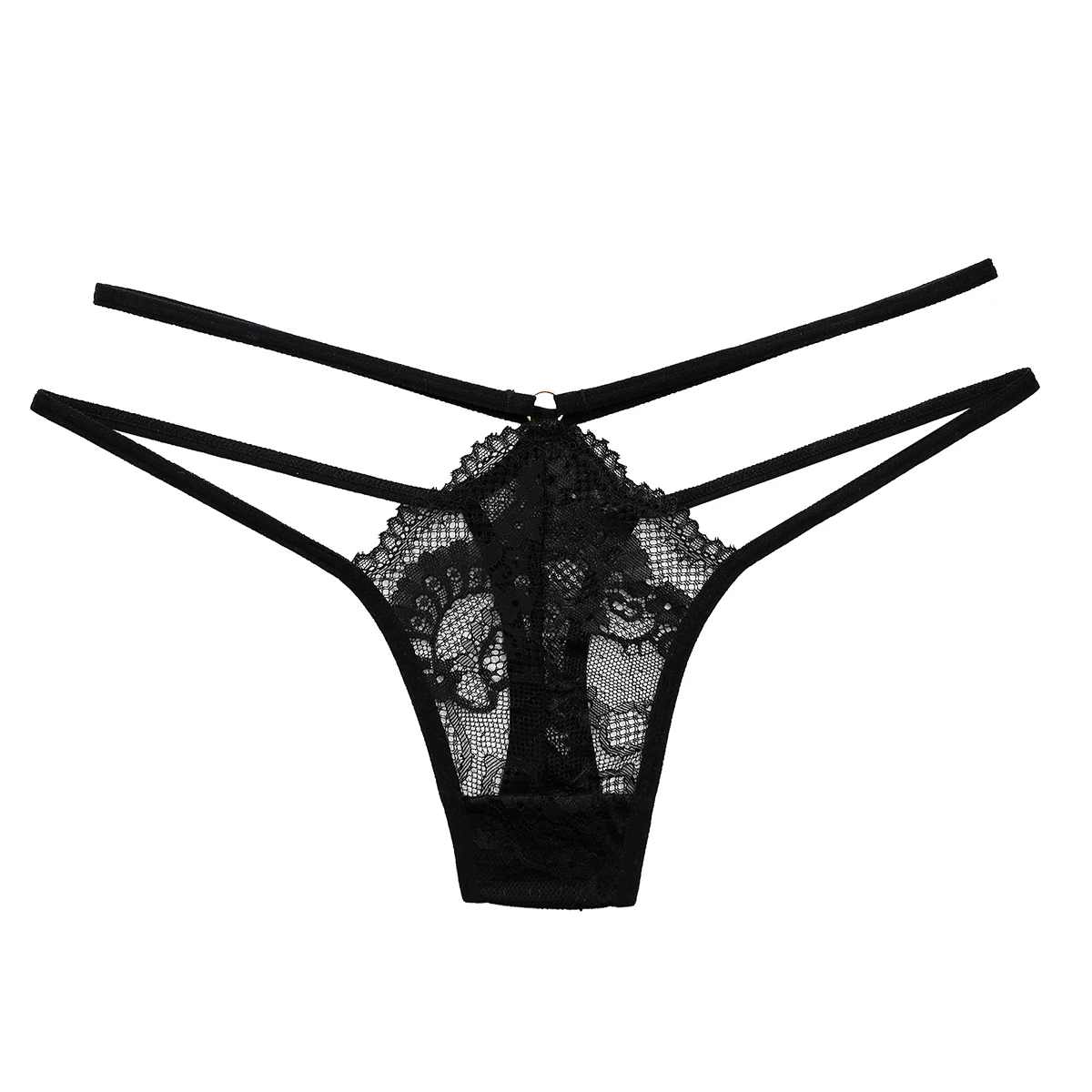 Lace Thin Strap Thong Women Low Waist Panties Sexy Underwear Ladies Briefs Lingere Panty Underware Comfortable Lingerie Thongs