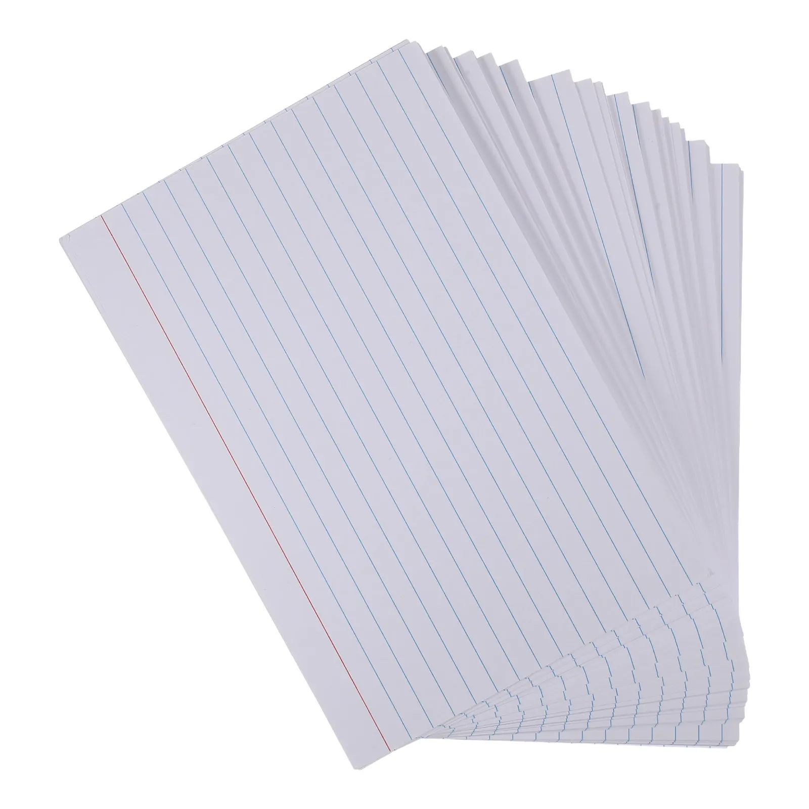 

200Pcs Ruled Index Note Cards Portable American Style Study Supplies for Student Exam Review Vocabulary Taking