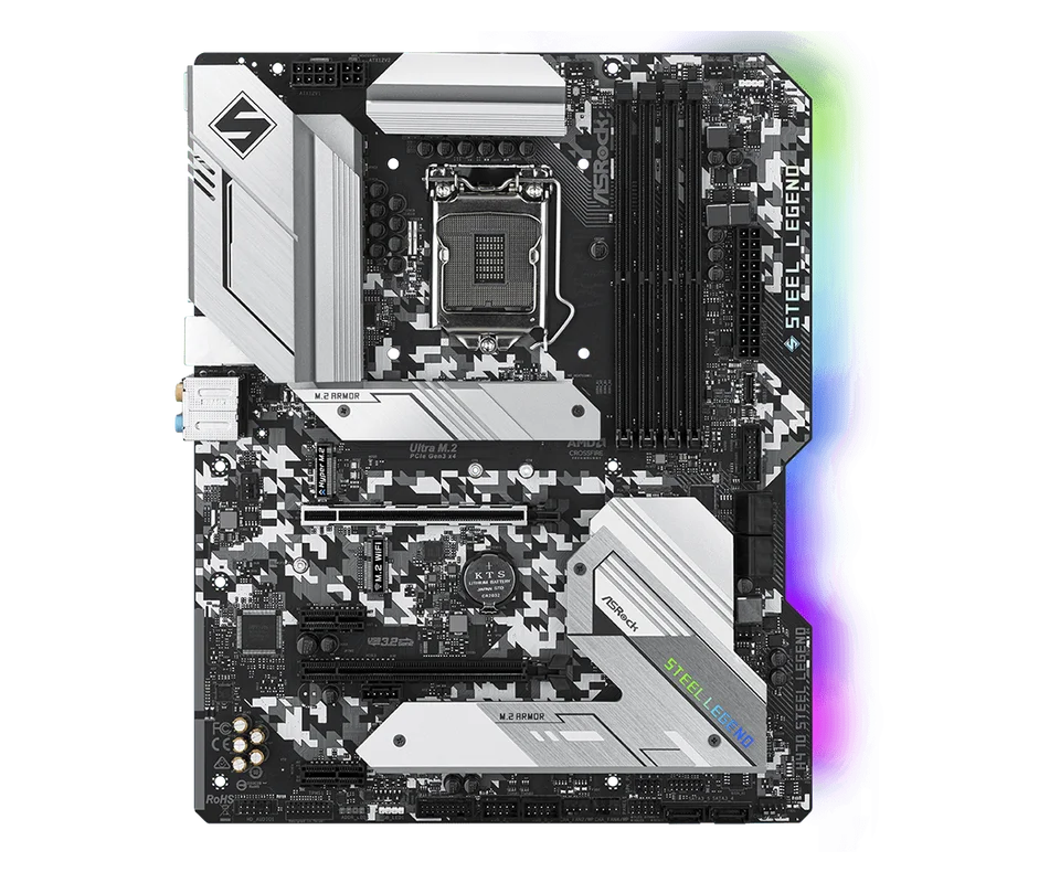 O*E様 Core i5-10400 ASRock H470 Steel Leg ASRock H470 Steel Legend Motherboard Intel H470 LGA 1200 support