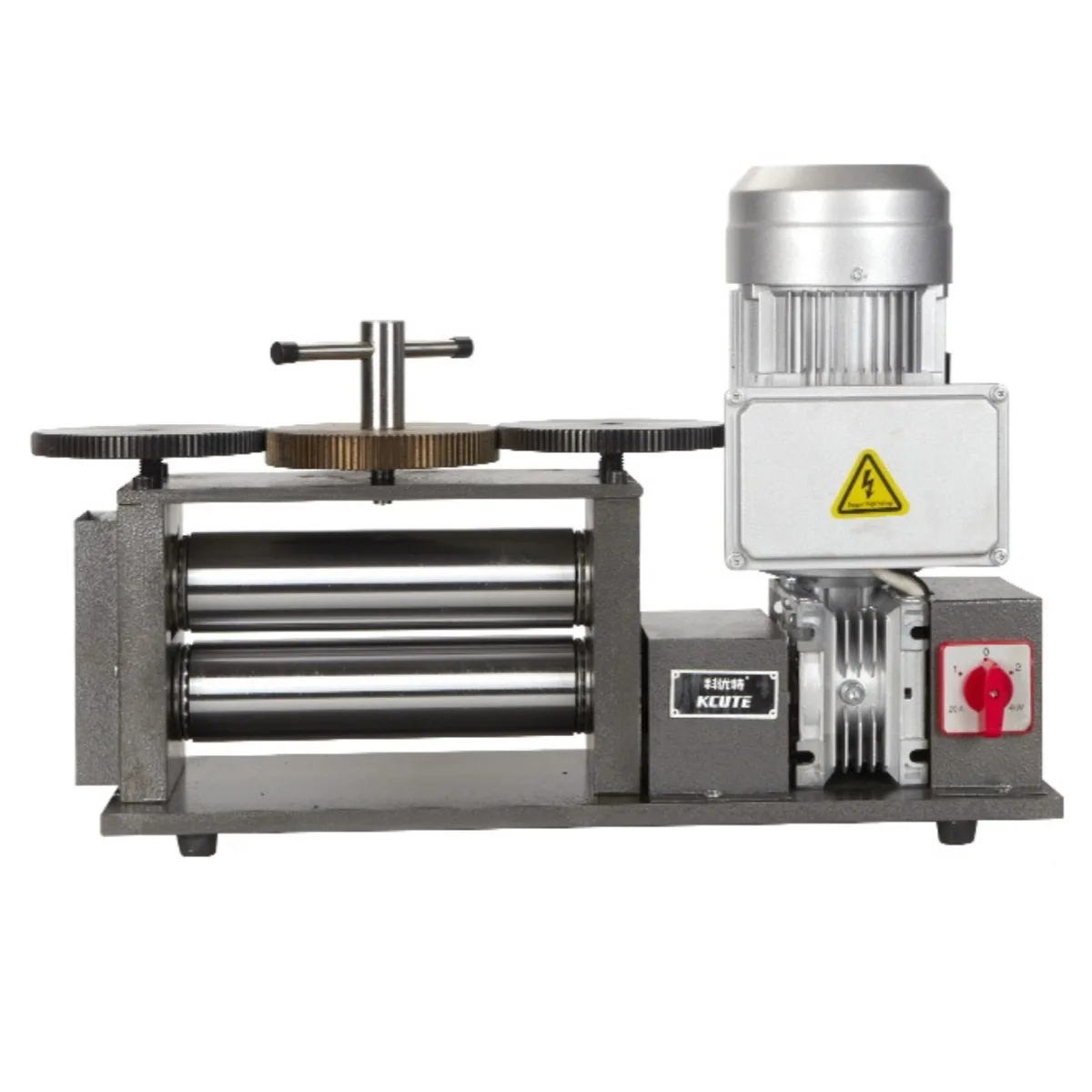 220V 750W 250mm Electric Rolling Mills Jewelry Making Machine For Gold Silver Sheet Flat Press Rolling Mill Durable Metal