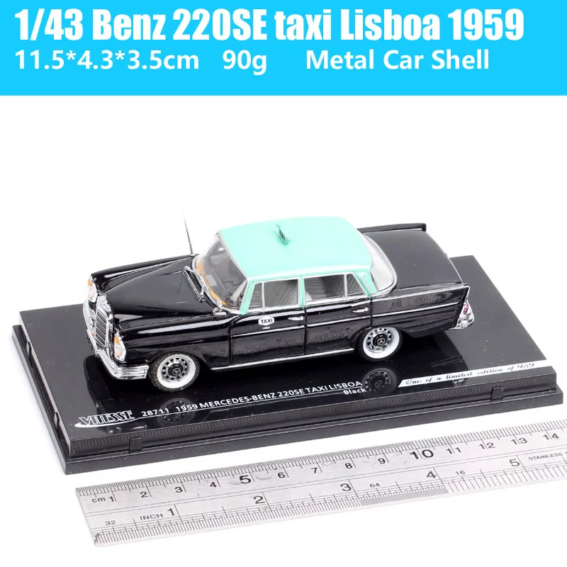 Sunstar Vitesse 1/43 Scale Classic 220SE Taxi 1959 Berlin Lisboa Diecast Metal Car Model  Toy Vehicles Thumbnails Collectible