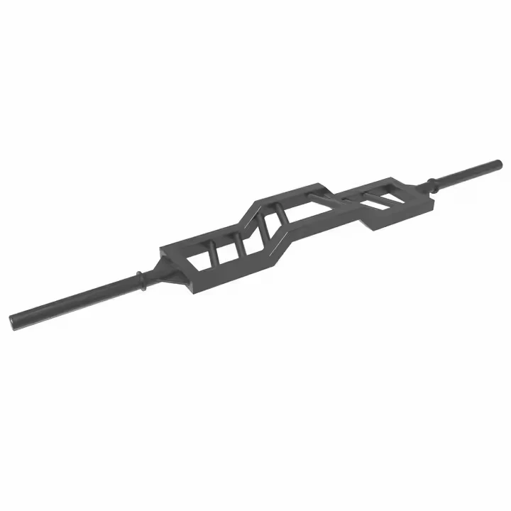 

For Swiss Bar 20kg Steel Power Lifting Barbell Multi Grip For Weightlifting 1