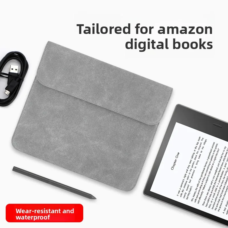 For Amazon Kindle Scribe 10.2 Inch Protective Case Magnetic Closure Matte PU Leather Cover with Stand Function Compatible