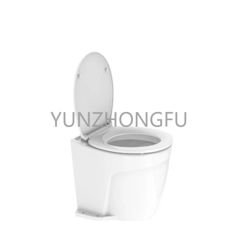 Yacht Luxury Toilet Marine Fast Boat Self suction Toilet Seat Accessories Car mounted Flushing Ceramic Toilet