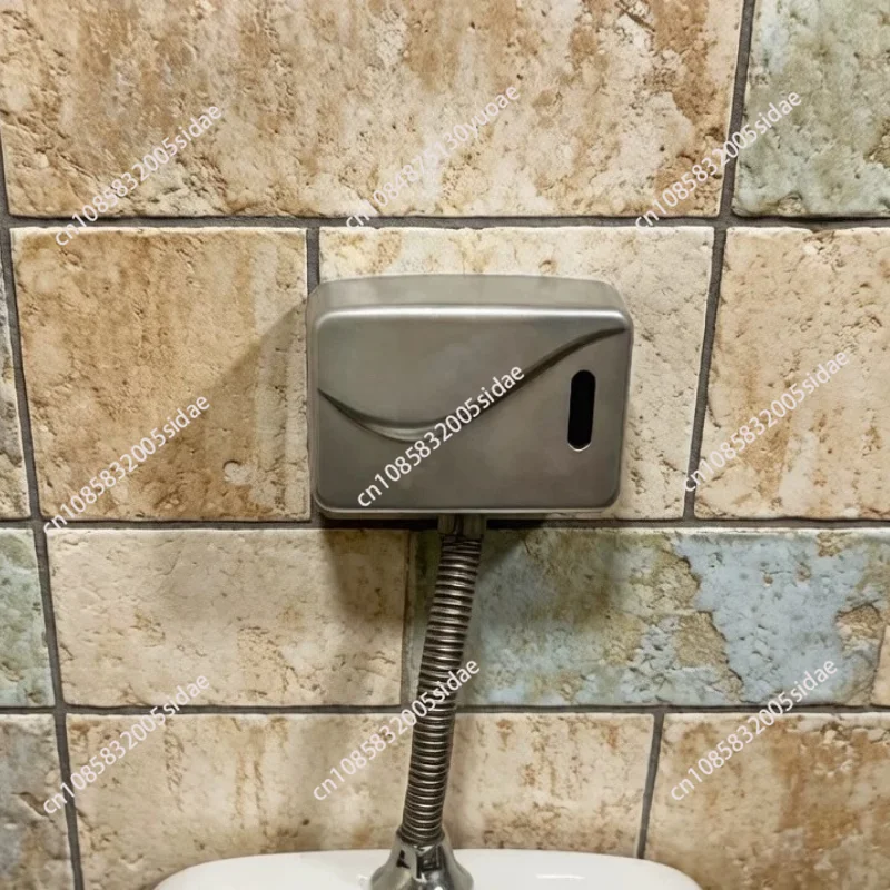 自動センサー式タッチレス小便器フラッシュバルブ-6v露出型壁掛け業務用トイレ交換用フラッシャーアクセサリー
