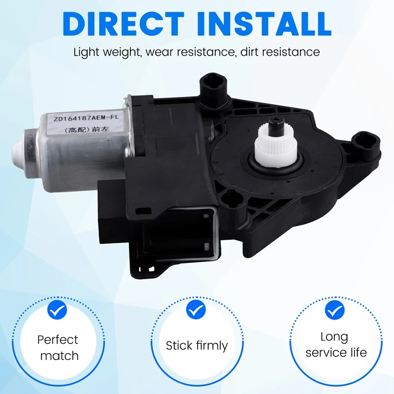 ABHY-Car Window Glass Lift Motor Front Left For SEAT Skoda Rapid Fabia 5JA959801H, 5JA959801J, 5JA959811J