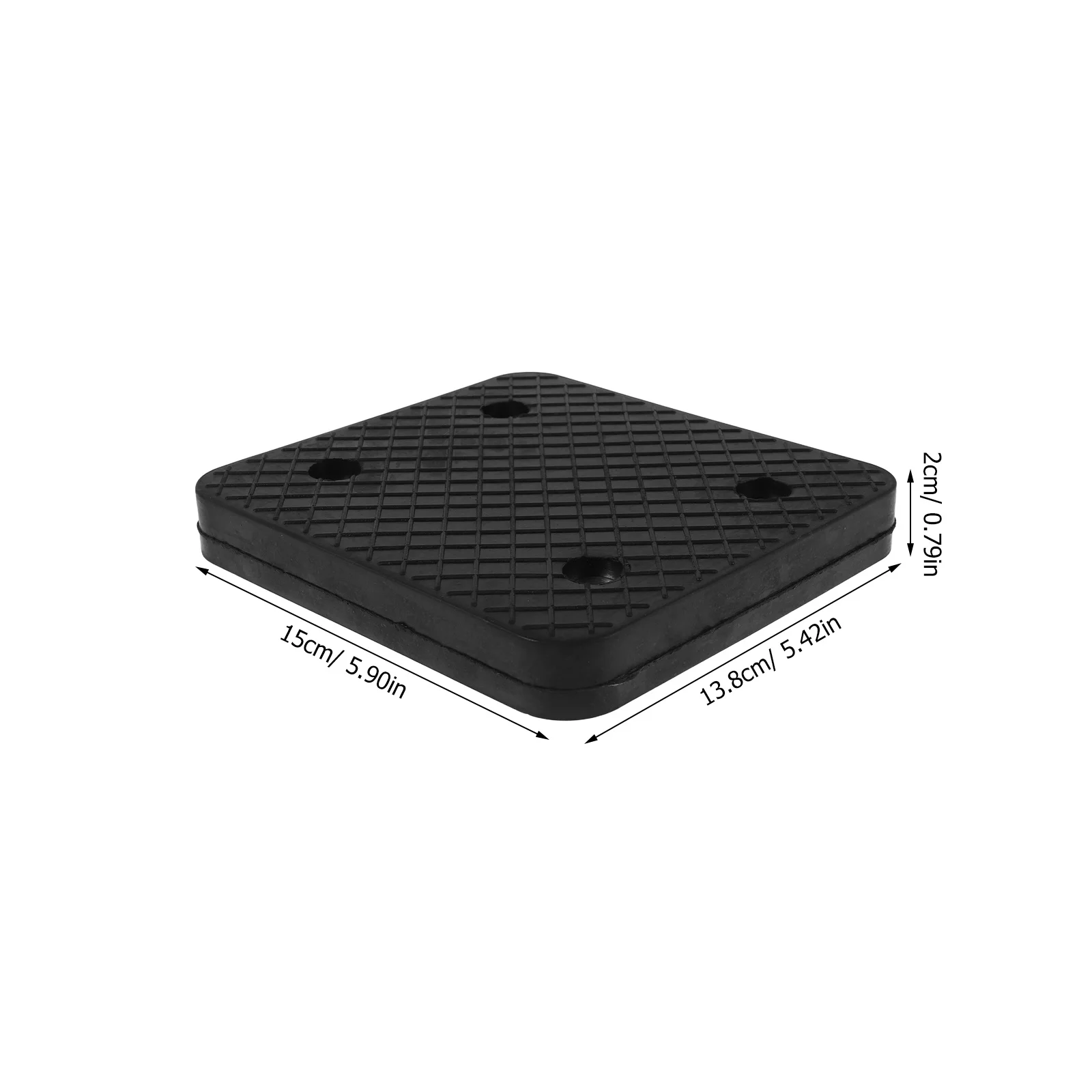 Almofadas de borracha para elevador automotivo, resistente ao desgaste, antiderrapante, substituição de almofada de suporte para piso de caminhão e carro