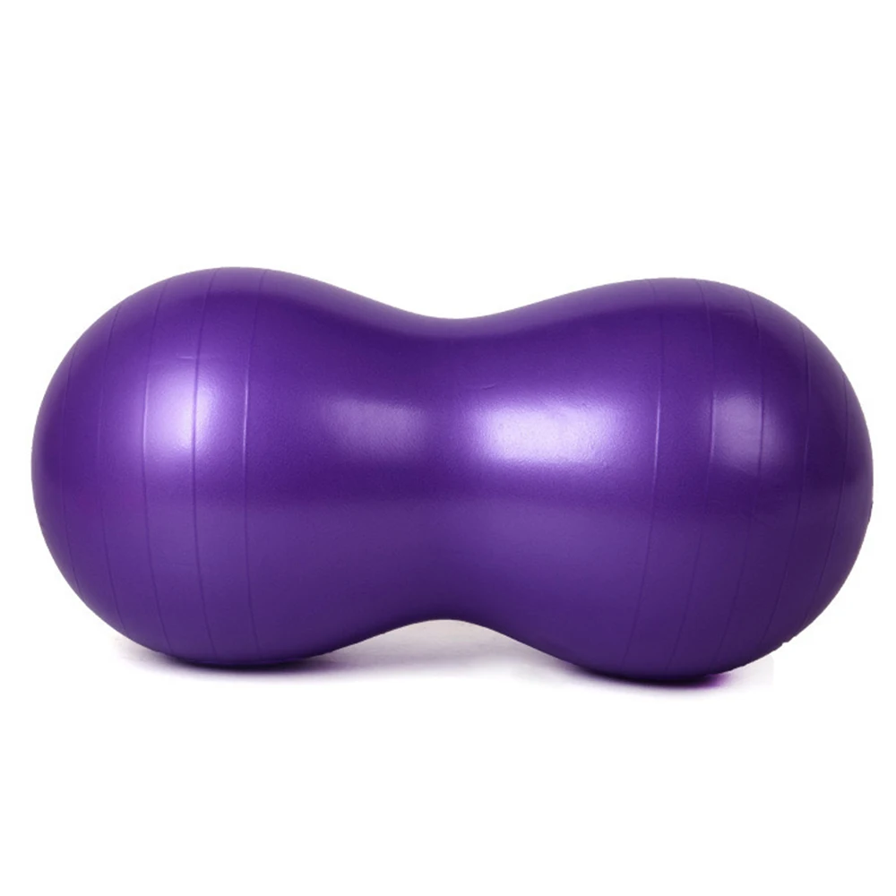 50X100CM Thicken Explosion-Proof PVC Peanut Capsule, Yoga Ball for Beginner, Fitness Weight Loss, Sports Exercise, 50x100cm