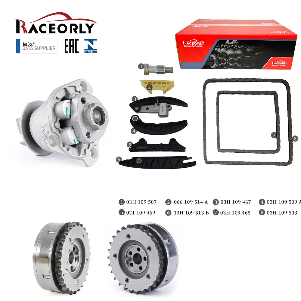 

RACEORLY Timing Chain Kit Water Pump For Cayenne AUDI Q7 VW Touareg 3.6L VR6 BHK