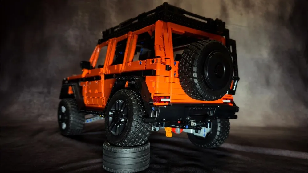 2839 قطعة MOC Mercedes-Benz G500 تكنيك اللبنات لعبة عيد الميلاد هدية تعليمية لتقوم بها بنفسك تعليم بناء الأطفال