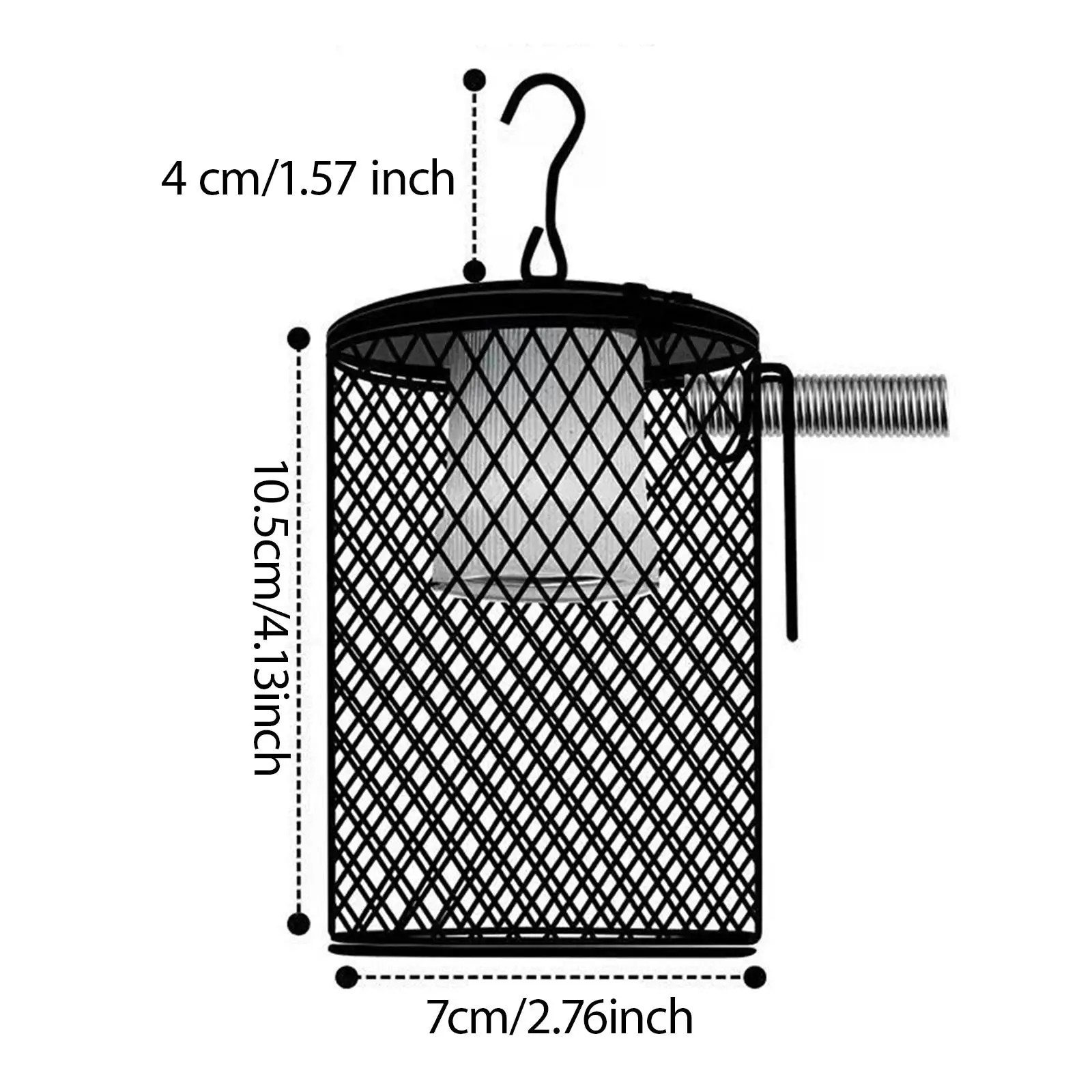 غطاء خفيف من Basking قفص شبكي خفيف لسلحفاة ثعبان التنين الملتحي #6