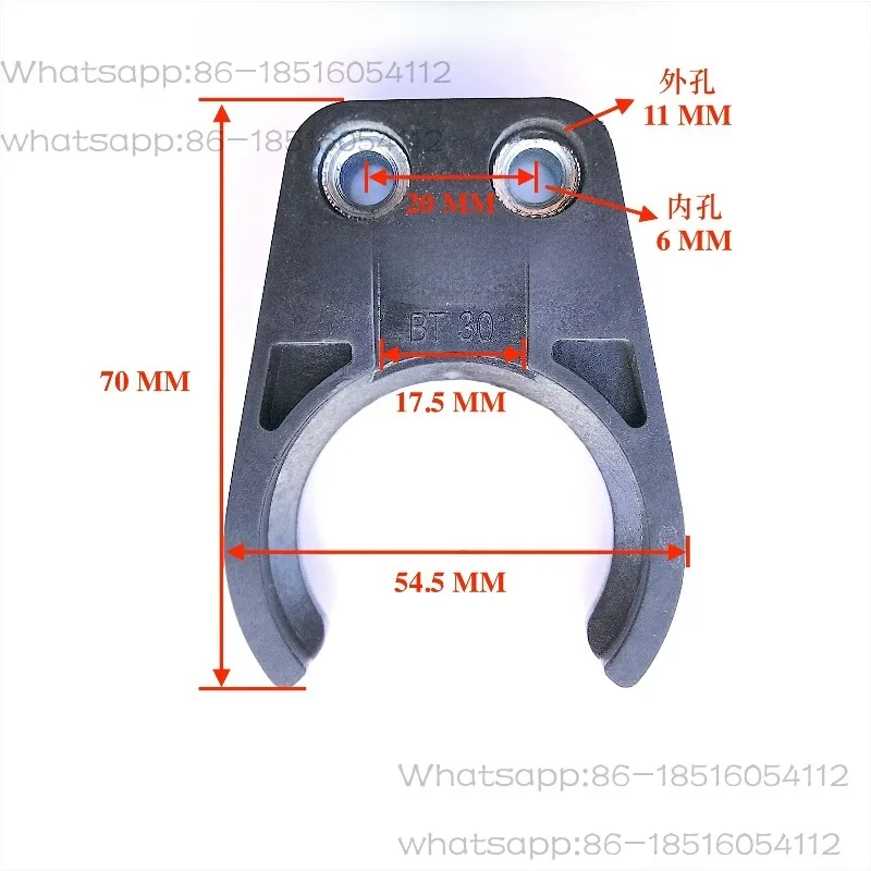 CNC machine tool carving machine, card bucket cap type knife claw holder, flipping BT30 knife, factory direct sales