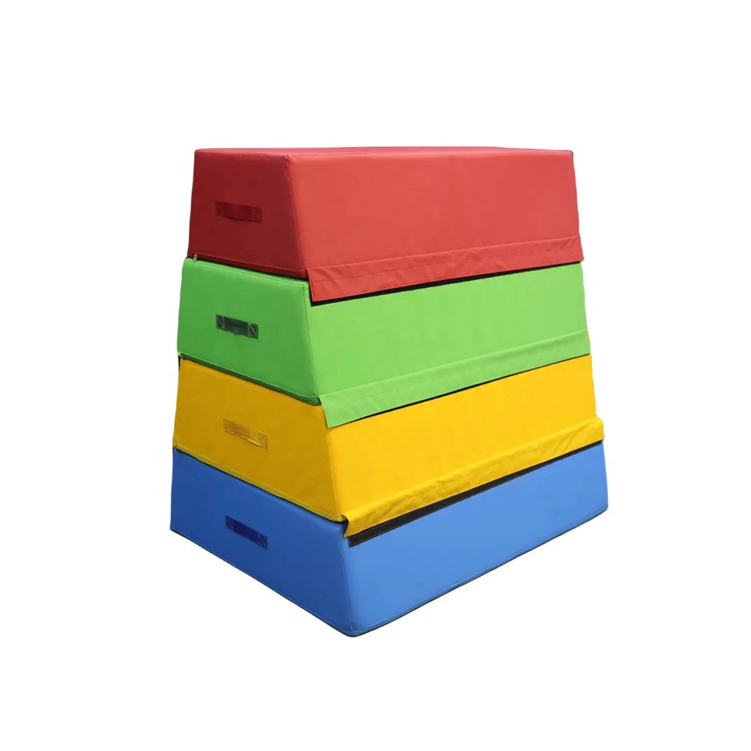 

Children Gymnastics Vaulting Box Jumping Training With Gymnastics Mattress Factory Supply Directly