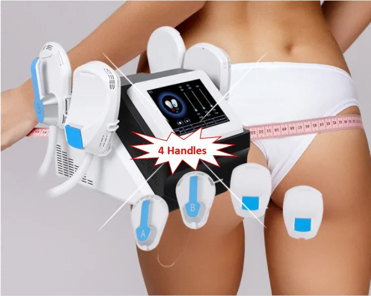 4 Handles Ems Emslim Sculpts TeslaSculpting EMS Muscle Stimulator Hi Emt Sculpture Sculpts TeslaSlim Emshaping Machine