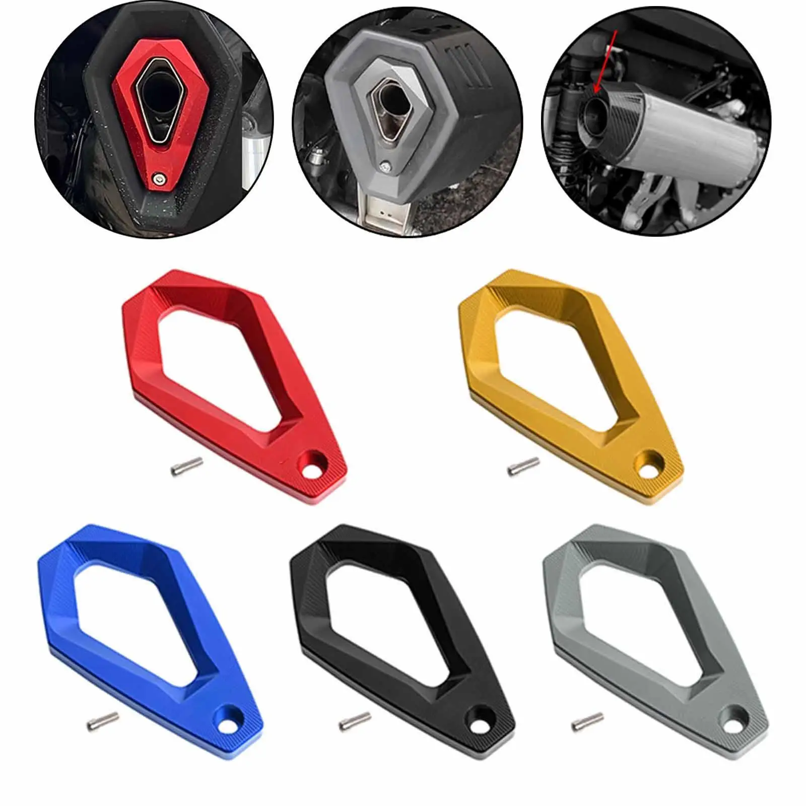 

Запасные части для отделки выхлопной трубы мотоцикла заменяют просто в установке