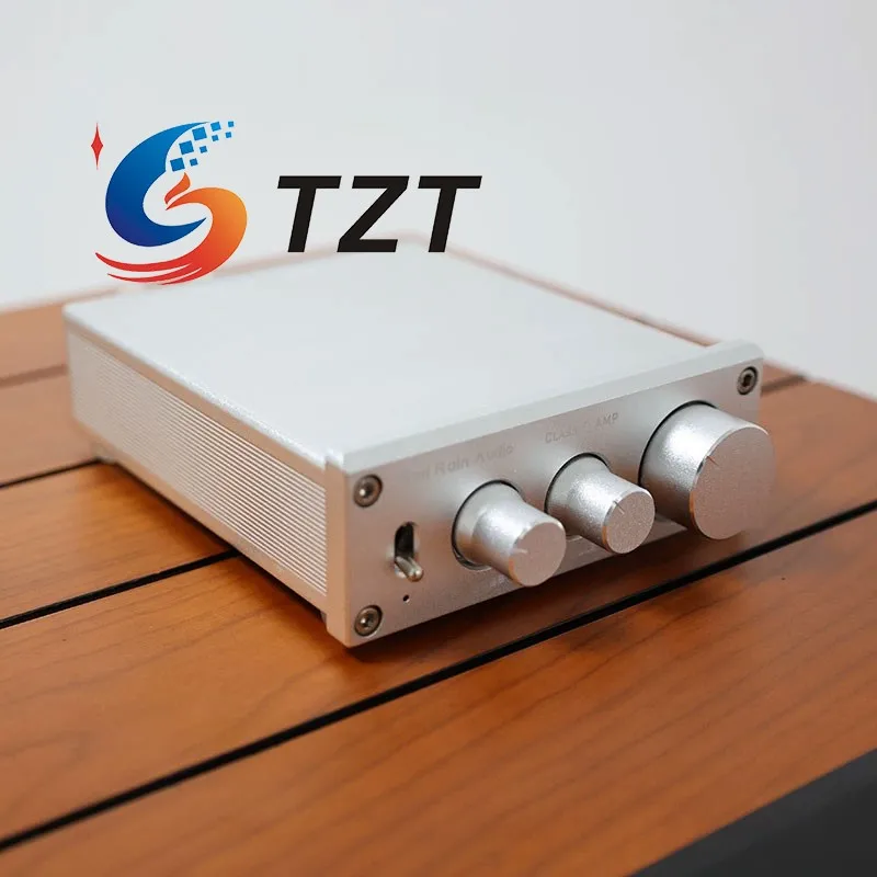 TZT czarny 2x16 0W dźwięk cyfrowy wzmacniacz mocy podwójny MA12070 precyzyjny potencjometr głośności z regulacją wysokich tonów i basów