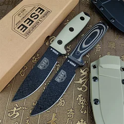 ESEE-4 Outdoor knife Rescue Survival Fixed knife S35VN Blade G10 Handle Kydex Sheath Camping Knife Tactical knife EDC knife