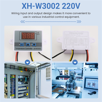 A25I-XH-W3002 Microcomputer Digital Thermostat With Probe Heat Cool Temp Thermostat Control Switch