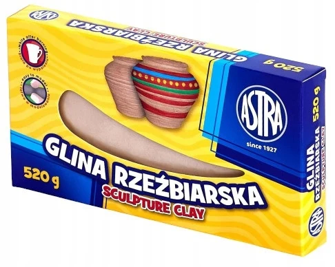 Glina rzeźbiarska dla dzieci  do lepienia 520 g