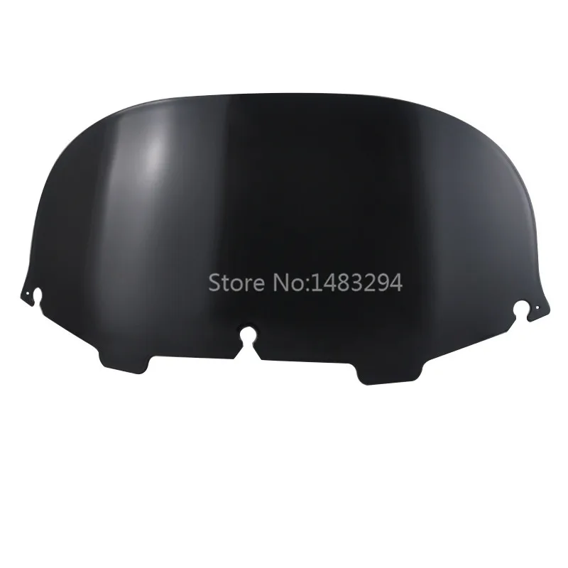 8'' Motorcycle Black Circular Windshield Windscreen Deflector  Accessorie For 1996-2013 Harley Electra Street Glide Touring Bike