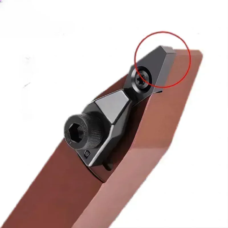 VCGT22T608 34° Carbide Grooving Blades - V-Type CNC Inserts for Cast Iron, Steel & Aluminum, Belt Pulley Cutter