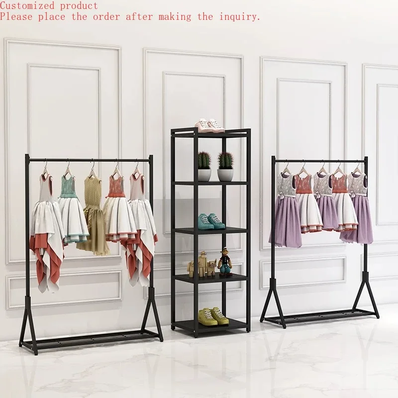 

Clothing Shop Furniture Clothes Shop Fitting Fixture Cloth Display Cabinet Stand showcase for Garment Store