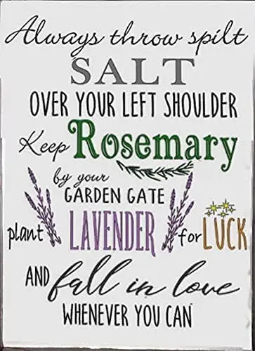 Practical Magic Inspired Wall Sign Metal Sign Wall Decor Garage Store Home Bar Living Room Wall Art Tin Sign es-Aluminum
