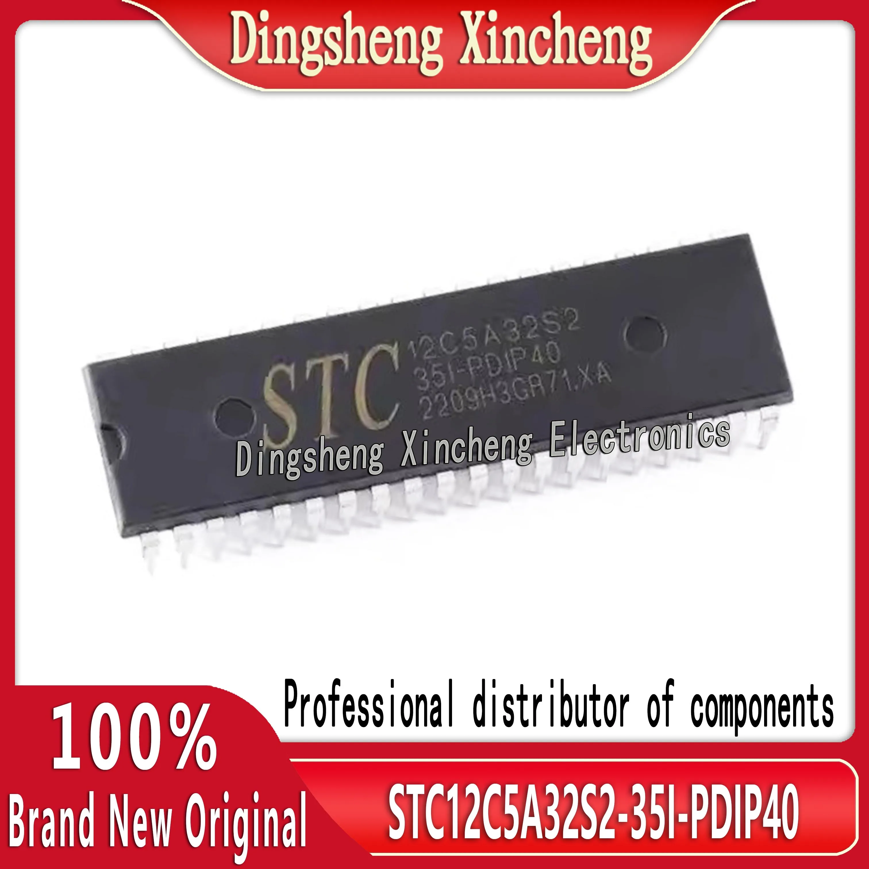 Brand new genuine stock STC12C5A32S2-35I-PDIP40 microcontroller quality assurance