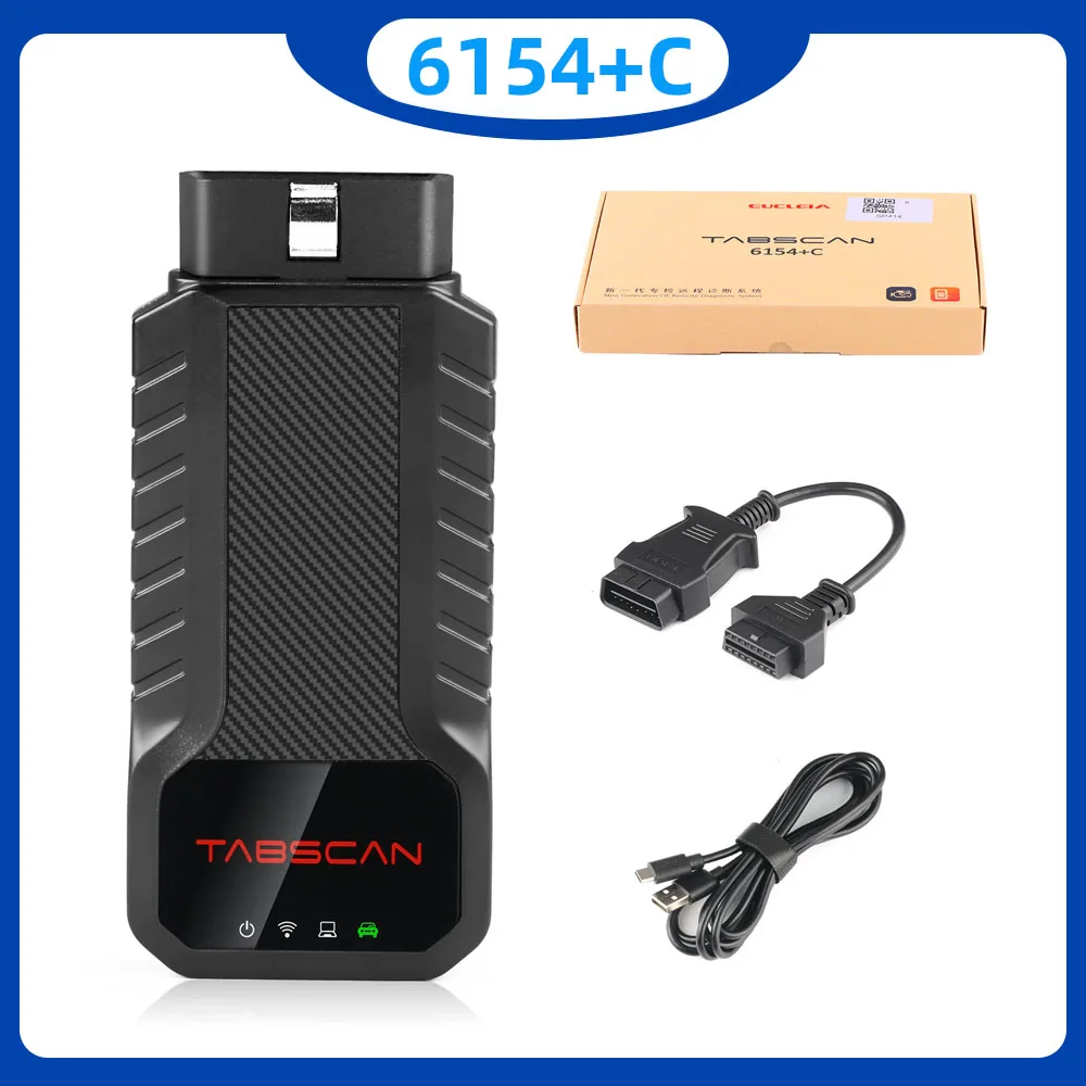 TabScan 6154+C Handheld Diagnostic Device For Portable Diagnosis to Read/Clear DTCs, Used With OBD GO APP Without Software