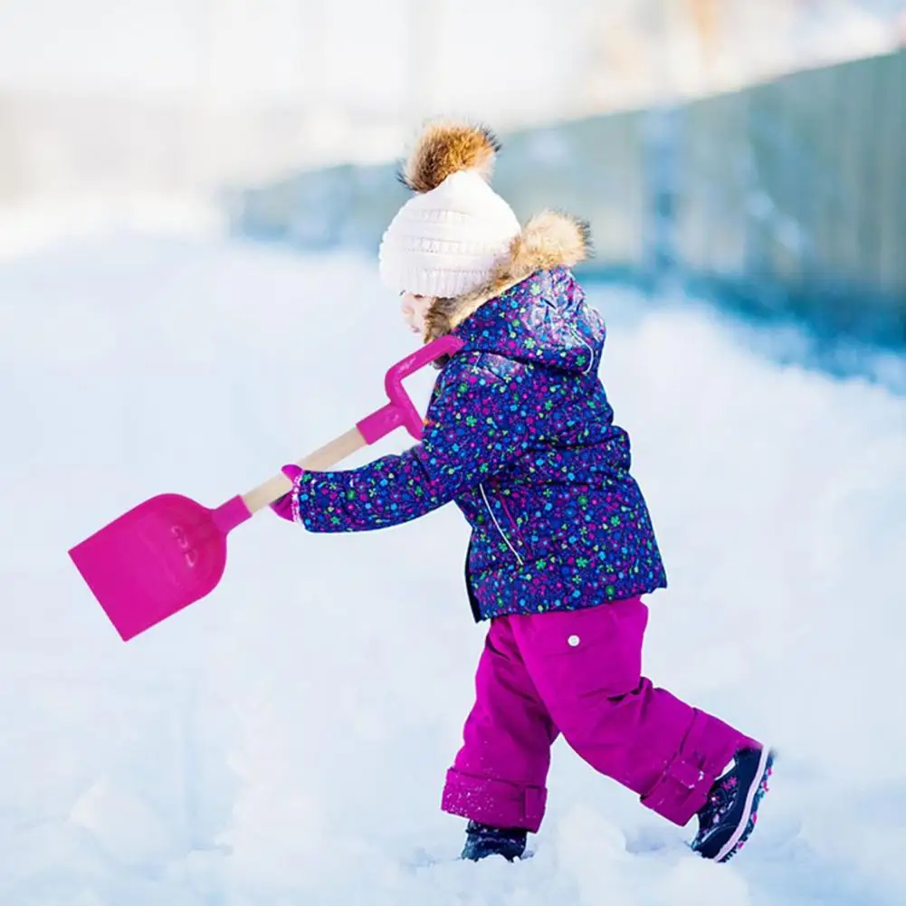 Pelle à neige pour enfants, jouet coule parent-enfant, jouet pour la construction de châteaux à neige, vecdans le sable, longue poignée pour garçons