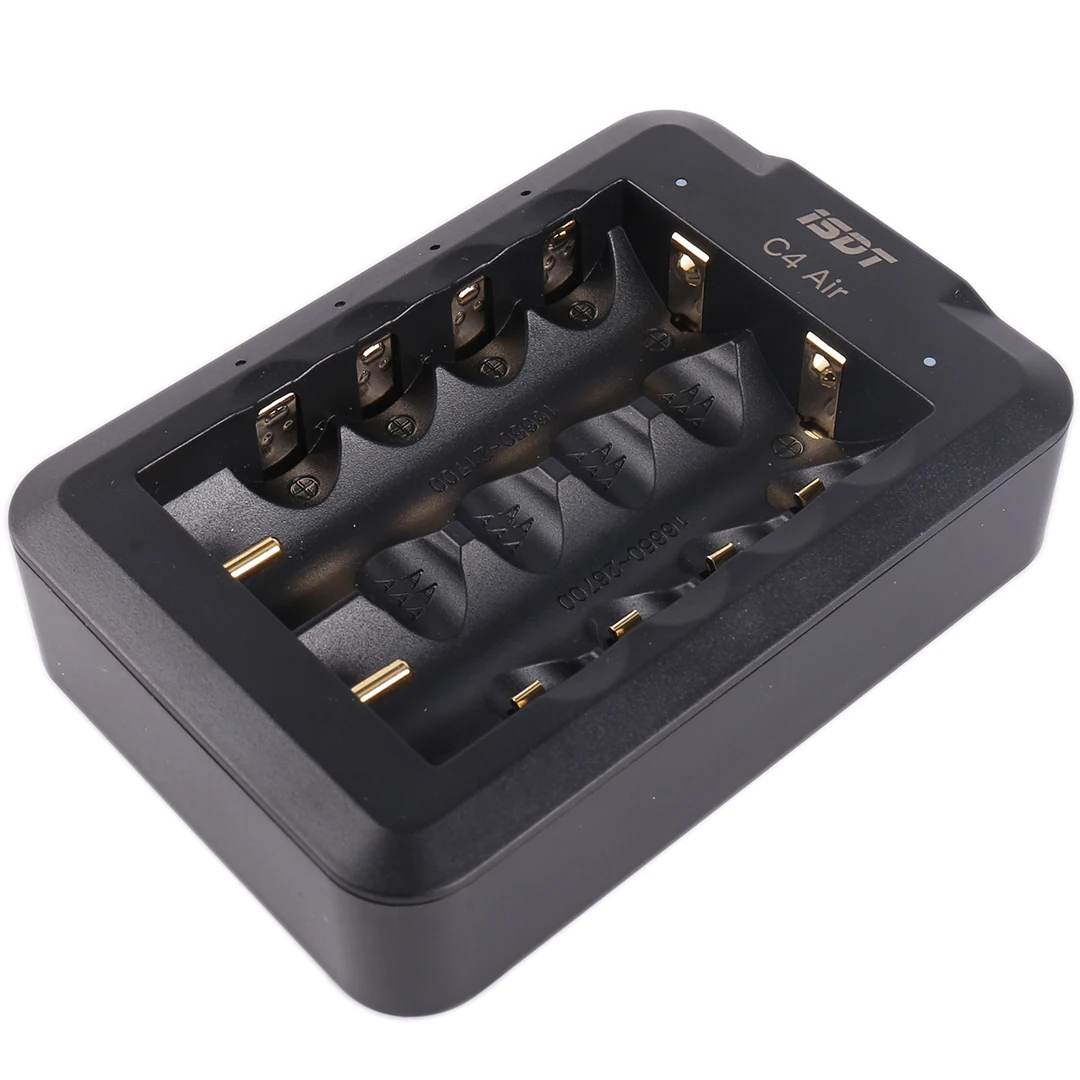 

C4 Air USB Type-C Charger 6-Bay 4A Universal Battery Smart Charger with APP Connection for AA AAA Li-ion Rechargeable Batteries