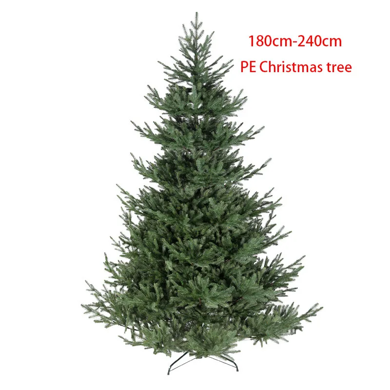 

Large Spruce Artificial Christmas Tree Encrypted PE for Christmas Home Party Decoration Christmas Tree 1.8-2.4M 2025 New Year