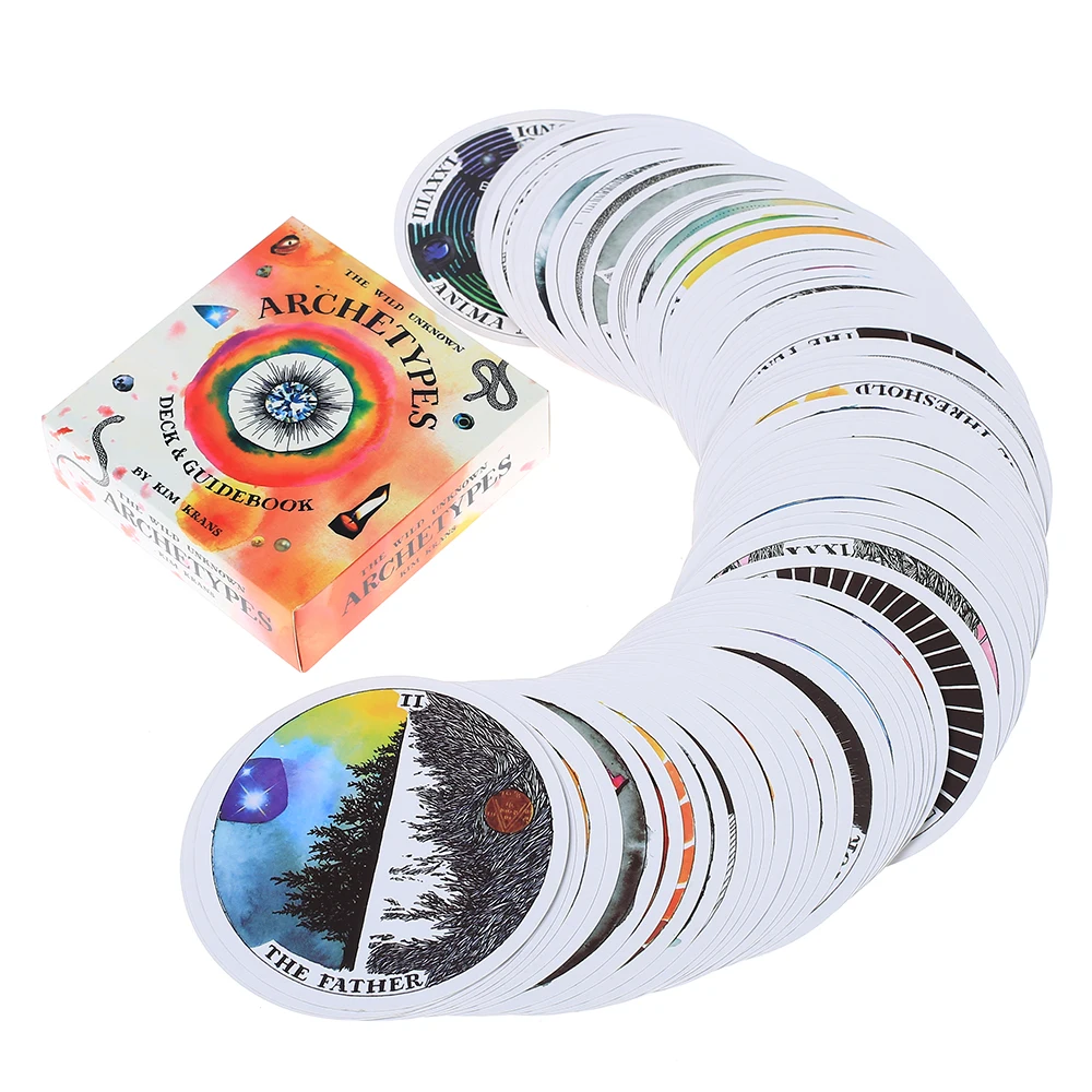 أوراكل وايلد الأنماط الأرشيفية غير معروفة أوراكل بطاقات التارو l أوراكل بطاقة مجلس سطح السفينة ألعاب أوراق اللعب #1