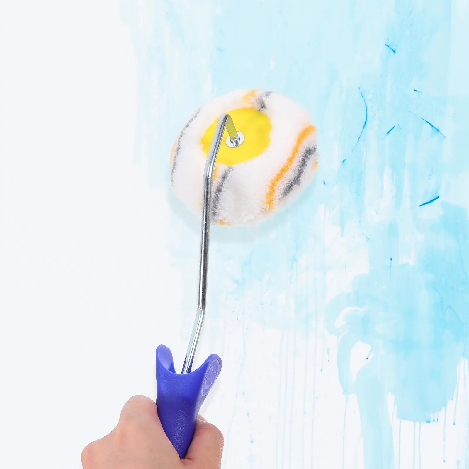 1Set Dual-Head Small Paint Roller Brush Portable for Wall Painting Corner Roller Brush Painting Supplies Trim Detailing