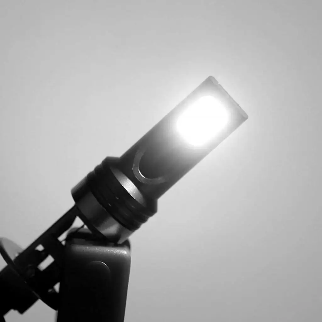 لمبة H1 (3030) LED، مصابيح أمامية 24 وات 1200LM للدراجات النارية، 65000 ك