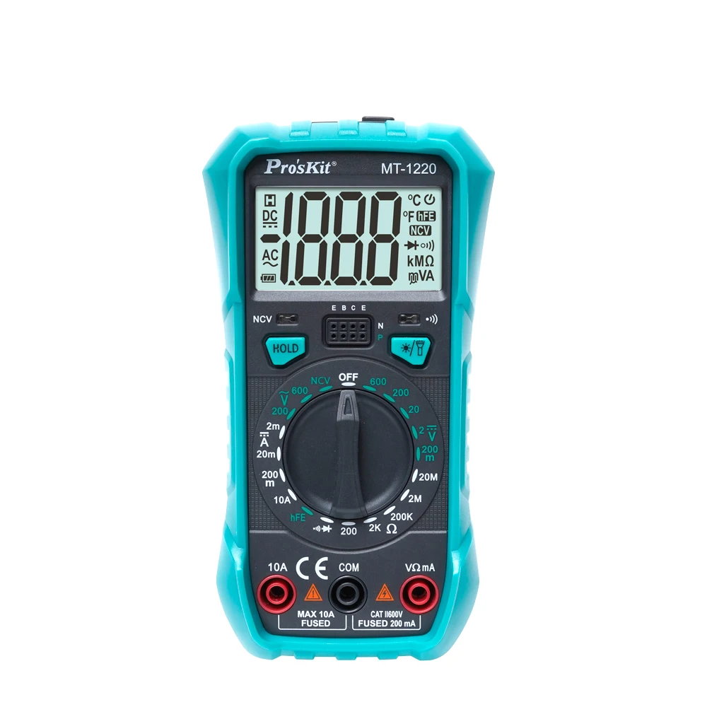 

Baogong MT-1220 digital meter small digital display non-burning machine multi-function meter electrician anti-burning