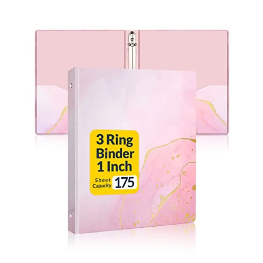 Estuche Escolar de 3 Compartimentos, Bonito y Resistente, con 2 Bolsillos, para Material Escolar y de Oficina, 8.5x8.5 Pulgadas