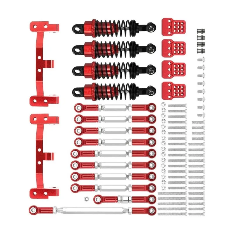 WOTT-MN D90 MN99S RC Car Metal Chassis Linkage Rods For SHOCK ABSORBER Upgrade Kit For Enhanced Performance & Durability